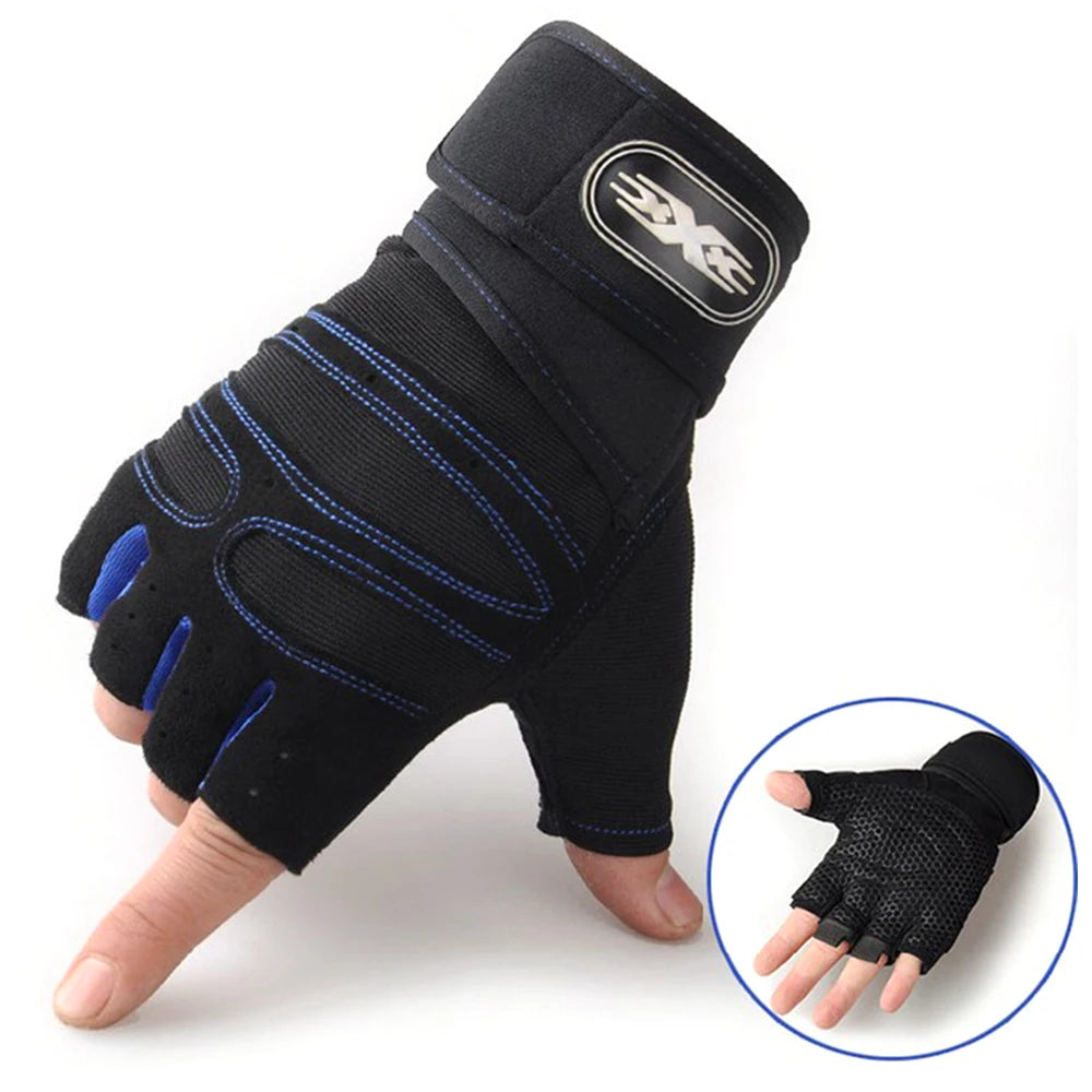 Half Finger Non-Slip Gym Training Gloves