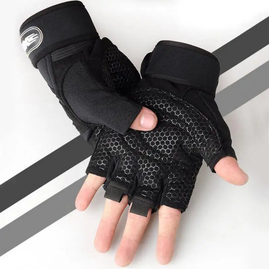 Half Finger Non-Slip Gym Training Gloves